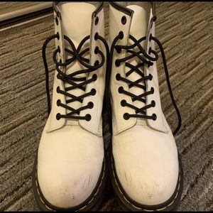 White Dr. Martens